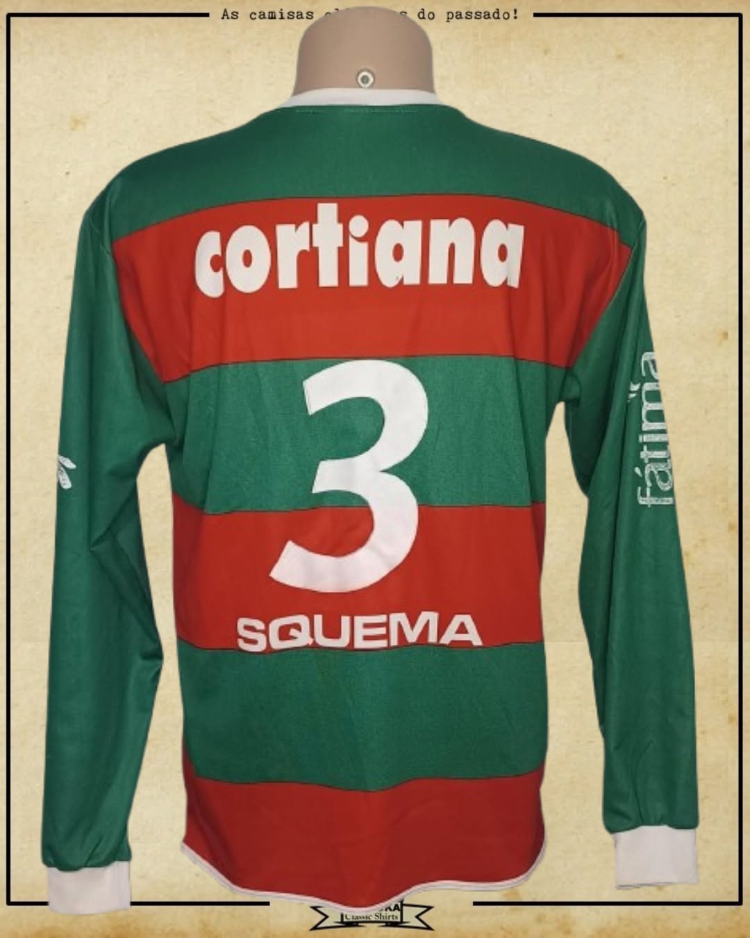 CAMISA SEPTUAGENÁRIO DO BRASIL DE FARROUPILHA 2009 (USADA EM JOGO)