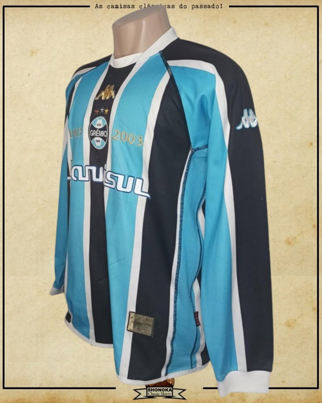 CAMISA CENTENÁRIO GRÊMIO 2003