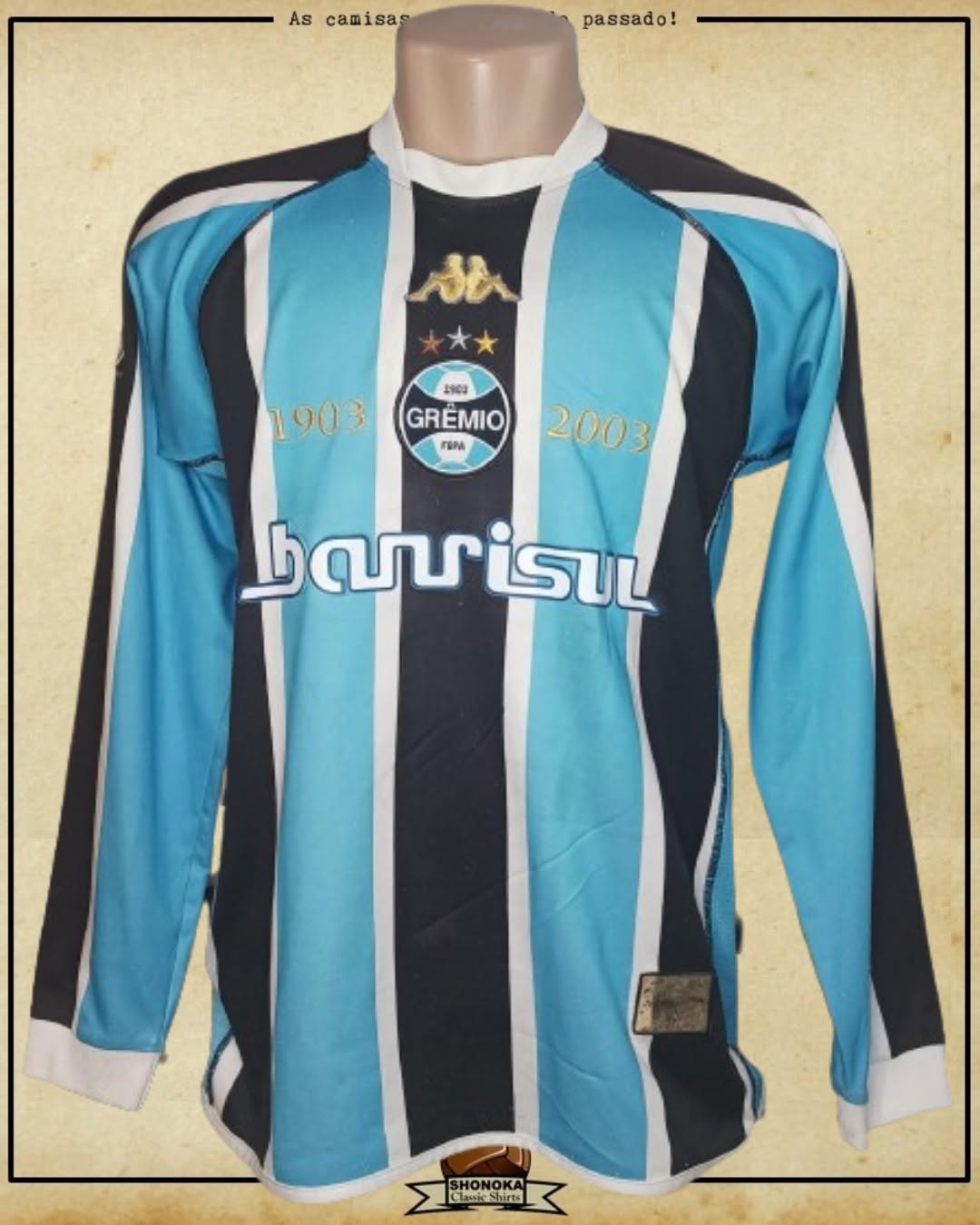 CAMISA CENTENÁRIO GRÊMIO 2003