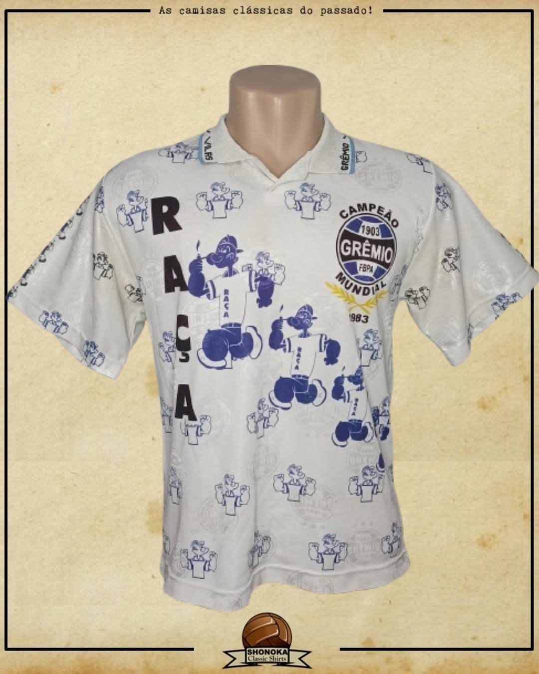 CAMISA SUPER RAÇA GREMISTA 1995/96
