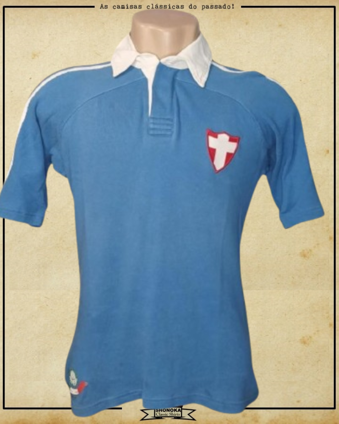 CAMISA PALMEIRAS CRUZ DE SAVÓIA AZUL