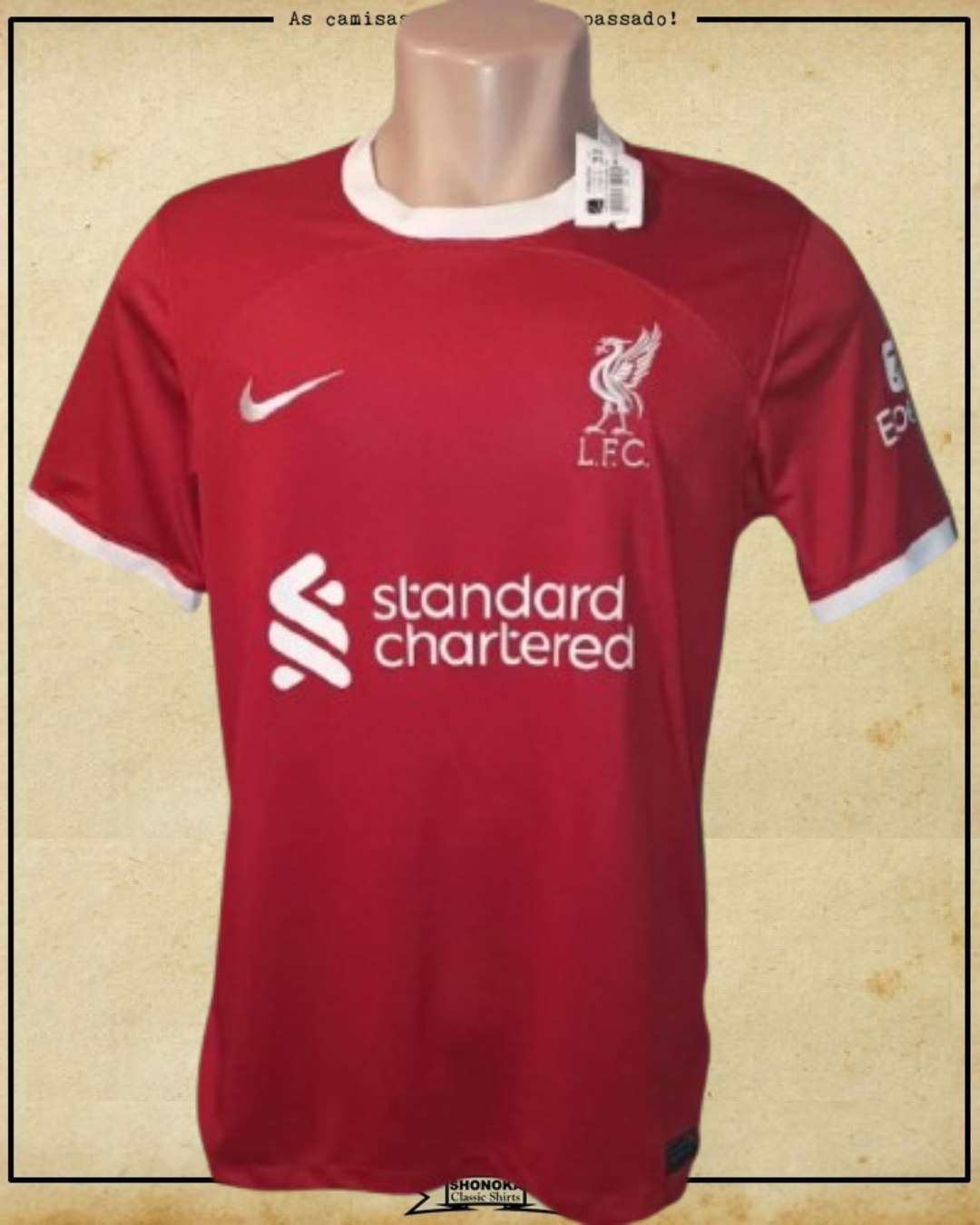 CAMISA LIVERPOOL 2023/24 NOVA NA ETIQUETA